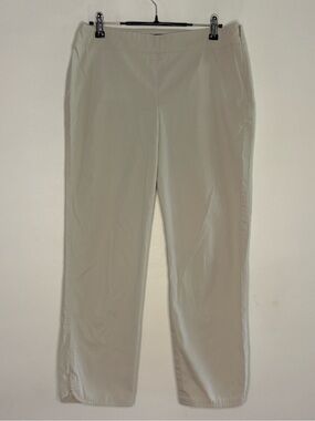 Talbots Women’s Straight-Leg Ankle Pants Cream 6